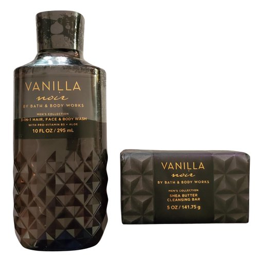 Bath & Body Works Vanilla Noir 3-in-1 Hair, Face & Body Wash and Bar Soap