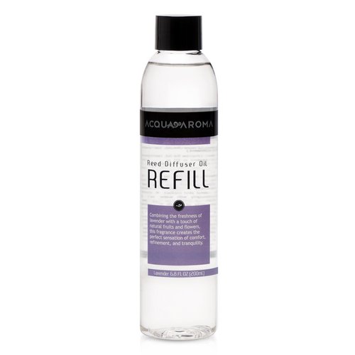 Acqua Aroma Lavender Reed Diffuser Oil Refill 6.8 FL OZ (200ml) Contains Essencial Oils