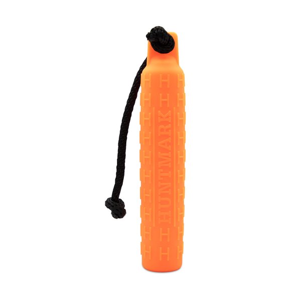 HUNTMARK Dog Bumpers – Standard Dog Fetch Trainer for Hunting and Sporting Dogs – Dog Training Dummy with Textured Pattern – Color-Spectrum Dog Retrieving Bumpers – 12 x 2-inch – Orange