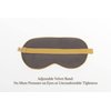 Premium Handcrafted 25 Momme Mulberry Silk Eye Mask for Sleeping (Golden Honey)