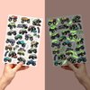 xo, Fetti Glow In The Dark Monster Truck Temporary Tattoos - 50 Foil Styles | Truck Birthday Party Decorations, Boys Pick Up Truck Party Favors, Race Car Temp Tats, Kids Arts and Crafts Supplies