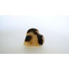 Generic Small mini beige black brown marbled tortoise heart shaped hair claw clip