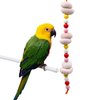 Jinkoozz Bird Chewing Toys, Parrot Beak Grinding Sea ​​Urchin Toy, Bird Cage Accessories, Cage Toys for Cockatiel Parakeet Parrot Budgies Rat Hamster Chinchilla Rabbit Bunny African Grey