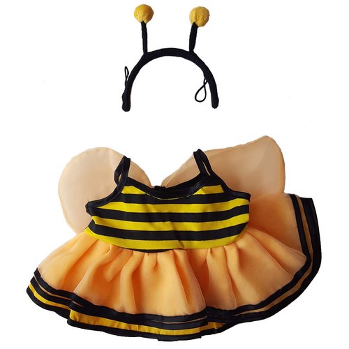 Bumble Bee Outfit Teddy Bear Clothes Fits Most 14" - 18" Build-a-bear and Make Your Own Stuffed Animals
