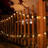 Solar String Lights Outdoor 60 LED 36FT Crystal Globe Lights with 8 Lighting Modes, Waterproof Solar Powered Patio Lights for Garden Yard Porch Wedding Party Decor (Warm White)