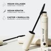 Haleys Re-veal Lash Lengthening Mascara - VEGAN & CRUELTY-FREE Makeup, Curved Wand for Feathery Lash-Extension Look, Lightweight Korean Formula (Black)