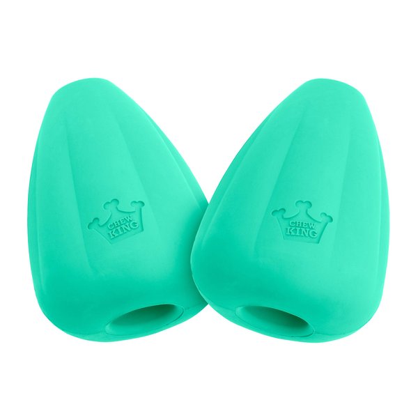 Chew King Premium Treat Dog Toy, L, Extremely Durable Natural Rubber Toy, (Pack of 2) ,All Breed Sizes