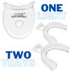 Cool Teeth Whitening Kit 44 Carbamide Peroxide 4 Gel Tubes, 2 Trays, Case, Guide, Accelerator Light Included