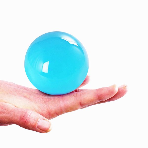 DSJUGGLING Aqua Blue Acrylic Contact Juggling Ball - 70mm (2.75 Inches)