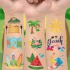 EMOME 50 Individually Wrapped Sheets Hawaiian Kids Tattoos Luau Pool Party Decorations, Beach Tattoos Stickers for Beach Themed Decor, Water Tattoos for Kids Goody Bag Stuffers