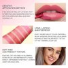 GHFCZOO Peel Off Lip Tint, Waterproof Long Lasting Lip Stain, Matte Transfer-Proof Peel Off Lipstick, Non-Stick Cup Lip Color, Smudge-Free Lip Makeup for Women and Girls (05#, 1pc)
