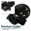 Vehicle Steering Wheel Spinner Knob - Zone Tech Suicide Classic Black Premium Quality Steering Wheel Spinner with Power Handles Universal Fit