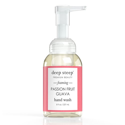 Deep Steep Foaming Hand Wash, Passion Fruit Guava, 8 Ounce