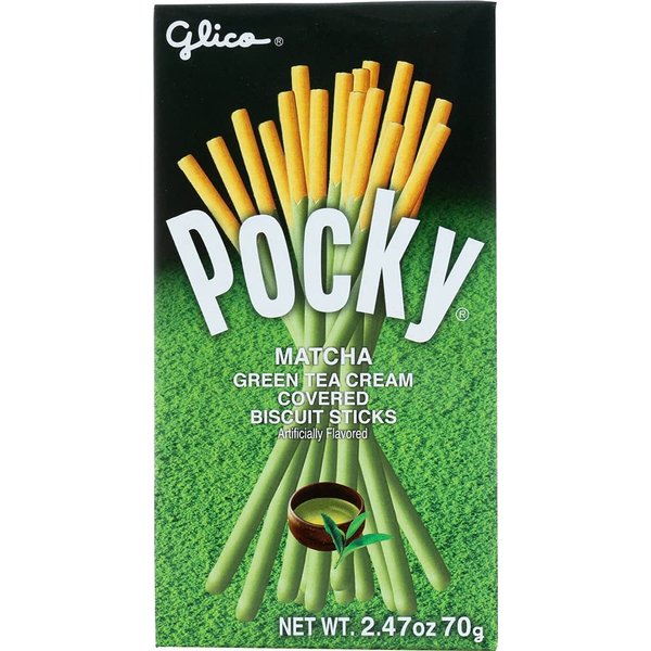 [ 3 Packs ] Glico Pocky Matcha Green Tea 70g x 3 Biscuit Stick