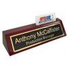 Desk Name Plate Personalized Engraved with Business Card Holder | Name Plate for Desk | Office Desk Decor - Office Accessories for Men and Office Desk Decor for Women by Griffco Supply