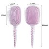 Aethland Paddle Hair Brush, Detangling Brush and Hair Comb Set for Women, for Blow Drying or Straightening Hair - Soft Comfort Bristles, Remove Tangle Hair Brush (Purple)