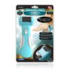 Personal Pedi Duo by Esplee- Powerful Electric Foot File and Callus Remover with Diamond Particles For Dry, Cracked, Dead Skin on your Heels and Feet. – Turquoise – As Seen On TV