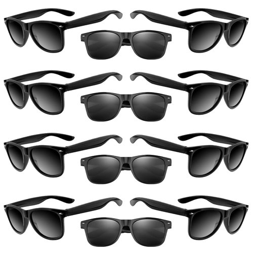 TUPARKA 20 Pack Kids Sunglasses Bulk for Summer Pool Party Favors Birthday Parties Goody Bag Fillers, Black