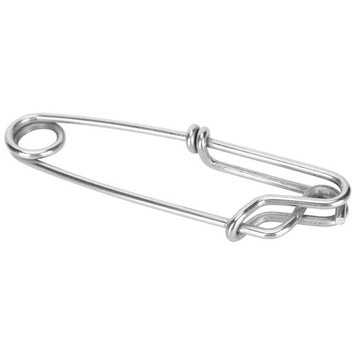Pack of 6 Stainless Steel Long Line Snap Clips Easy On/Off Float Line Tuna Clips
