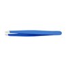 Zawa Care Tweezers for Women Stainless Steel Slant Precision Tweezer - Eyebrow Tweezers for Women and Men with Travel Case(Bold Blue)