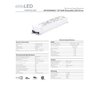Osram 51520 Optotronic 96W 24V DC 120/277V AC 50/60Hz Constant Voltage Dimmable LED Driver OT 96W/24V/UNV/DIM