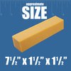 Cleaning Eraser Stick Small 1-1/2” x 1-1/2" x 7-7/8" Made from Natural Rubber for Removing Dust and Build up from Abrasive Belts • Sanding Discs • Drum Sanders • Grip Tape and Skateboard Grip Surfaces