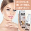 WYBLZPXZ Color Changing Foundation,Moisturizing Concealer Cover Cream Long Lasting Flawless Colour Changing Liquid Foundation Brighten Skin Tone Full Coverage Makeup