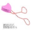 Magnetic Lashes Clip, Glue Free Magnetic Eyelashes Applicator, Reusable Eyelashes Clip Strong Magnetic Force Magnetic Lash Applicator Tool for Beauty (Rose gold handle purple)