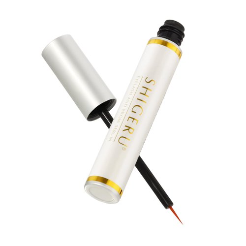 SHIGERU Lash Serum and Eyebrow Growth Serum, Eyelash Serum, Oil-Free Eyelash Growth Serum, Japanese Formula Eye Lash and Brow Growth Serum, Natural Lash Enhancing Serum - 5ml