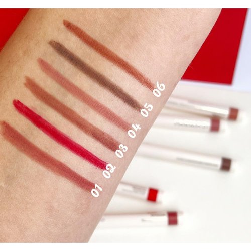 FARMASI Automatic lip pencil (05 Ash Brown) - Precision Application Blendable Long-Lasting Versatile Colors No Waste Easy Use Lip Contour Makeup Essential Perfect Lip Lines