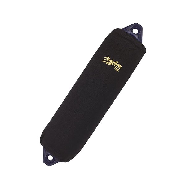 Polyform EFC-1 Black Boat Fender Cover, Fits F-1, HTM-1, G-4 Boat Fenders