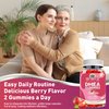 NIUTRLUXE DHEA Gummies, DHEA Supplements for Women, DHEA 100mg Chewable with Boron, Inositol and Magnesium, Pro-Aging, Ovarian Support, Sleep Support, Vegan, 60 Counts
