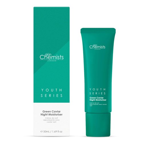 Skin Chemists Green Caviar Night Face Moisturizer | Anti Aging Night Face Cream infused with Green Caviar Extract, Coconut Oil and Essential Vitamins | Face Cream for Age-Defying Skin Resurfacing