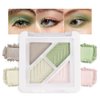 Eyeshadow Quads, Blendable Matte, Metallic and Shimmer Finishes, Velvety Pigmented Creamy Formula, Four Way Quad Eye Shadow Palette, Talc, Paraben & Cruelty Free (06)