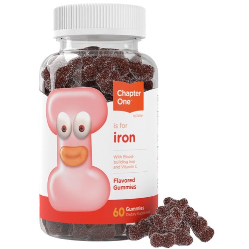 Zahler Iron Gummies with Vitamin C - Iron Supplement for Women, Men &amp; Kids - Blood Builder Iron V...