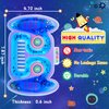 Sensory Fidget Toys for Boys Age 4 5 6 7 8-12 Year Old, Autism Calming Down Car Travel Toys, Autistic Squishy Tube Stress Relief Robot Toy Airplane Travel Games for Kids,Toddler Easter Basket Stuffers