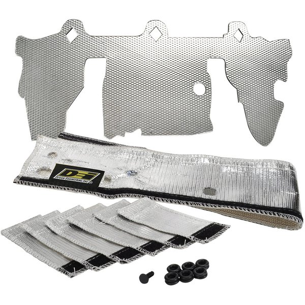 DESIGN ENGINEERING Fuel Rail & Injector Cover Kit for Jeep (1997-2004, 4.0L Engine) - Our Accessories Reduce Vapor Lock & Keep Fuel Injectors & Rails Cooler