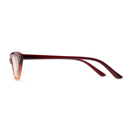 Cat Eye Reading Glasses in Brown/Yellow Fade by Readers.com | The Paulina | +1.75