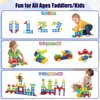 Huaker Magnetic Blocks,66 PCS Translucent Building Toys for Toddlers 3+,Multi Shape Magnet Building Blocks STEM Preschool Montessori Sensory Toys for 3 4 5 6 Year Old Kids Boys Girls