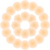 Zhowehall 12 Pairs Nipple Covers for Women, Silicone Adhesive Nipple Pasties Bra, Reusable Invisible Breast Petals Waterproof Beige