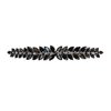 Faship Gorgeous Black CZ Crystal floral Hair Barrette Clip