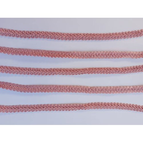 1/2 Inch Gimp Braid Trim 15 Yards for Upholstery Costume DIY Crafts(Dusty Pink Powder 1026)