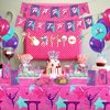 Gymnastics Birthday Party Decorations - Including Happy Birthday Banner, Cake Toppers, Tablecloth, Gift Bags and Balloons, Gymnastics Party Supplies for Your Little Dance Gymnasts, Baby Shower
