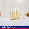 JOLLY CHEF 24 Pack Plastic Champagne Flutes 9 oz, Crystal Clear Stemless Toasting Glasses Disposable Drinkware Ideal for Wedding, Birthday, Party