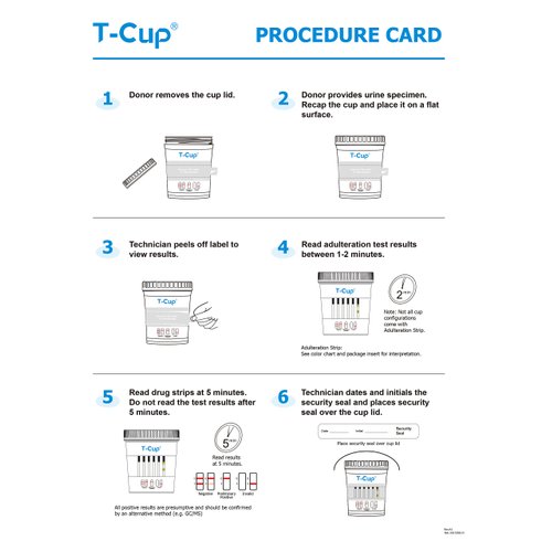 Prime Screen Urine Drug Test Compact Cup 16 Panel Kit (AMP,BAR,BUP,BZO,COC,mAMP,MDMA,MOP/OPI,MTD,OXY,PCP,THC, ETG, FTY, TRA, K2) -CDOA-9165EFTK (5)