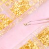 28 Grids Gold Metal Nail Studs, 3D Mix Geometry Nail Art Glitter Flakes Decorations Set, Multiple Shapes Rivet Jewelry Accessories for Women Girls Manicure Acrylic Nails Supplies DIY Crafts Sequins