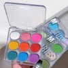 GUANTIAN Colorful Eye Shadow Plattet For Woman，Brights Matte Eyeshadow Palatte PROFESSIONAL MAKEUP Ultimate Eye Shadow Palette, Eyeshadow Palette, Paletas De Sombras Para Ojos (Colorful)