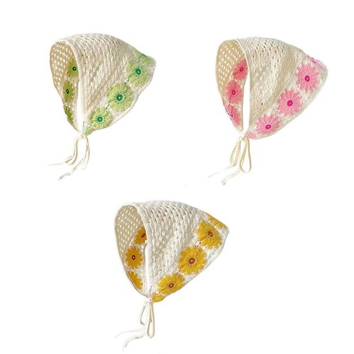 Leadigol Boho Style Headband Crochet Hair Band Turban Bandana Sweet Hollow Knitted Headwear Hairband Headwrap