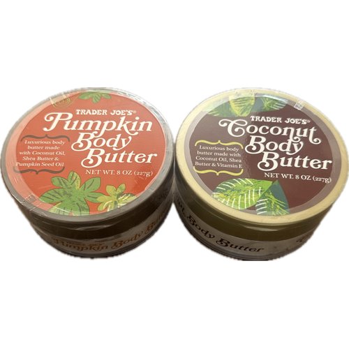 Generic Pumpkin Body Butter and Coconut Body Butter Bundle - 1 of each 8 oz container