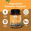 Organic Irish Sea Moss Capsules - Sea Moss and Bladderwrack Capsules with Burdock Root Superfood Blend for Immune Support Heart Health Fertility Joint Health and Thyroid Support for Women and Men